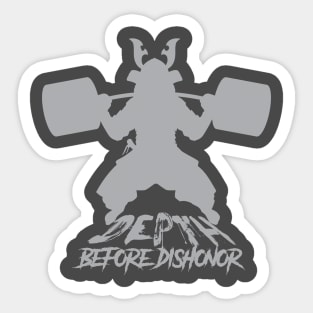 Depth Before Dishonor Sticker